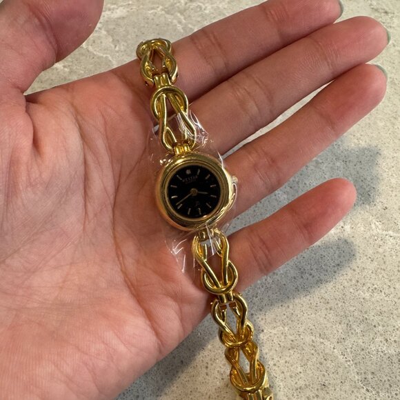 Vintage Westar Swiss Dainty Bezel Gold Watch
